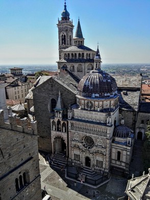 a Colleoni-kápolna Bergamóban