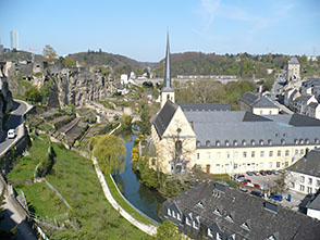 Luxemburg, a nagyhercegség szép fekvésű fővárosa